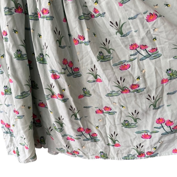 Disney The Princess And The Frog Lily Pads Flowers Smocked Dress Boxlunch Small - Picture 8 of 8